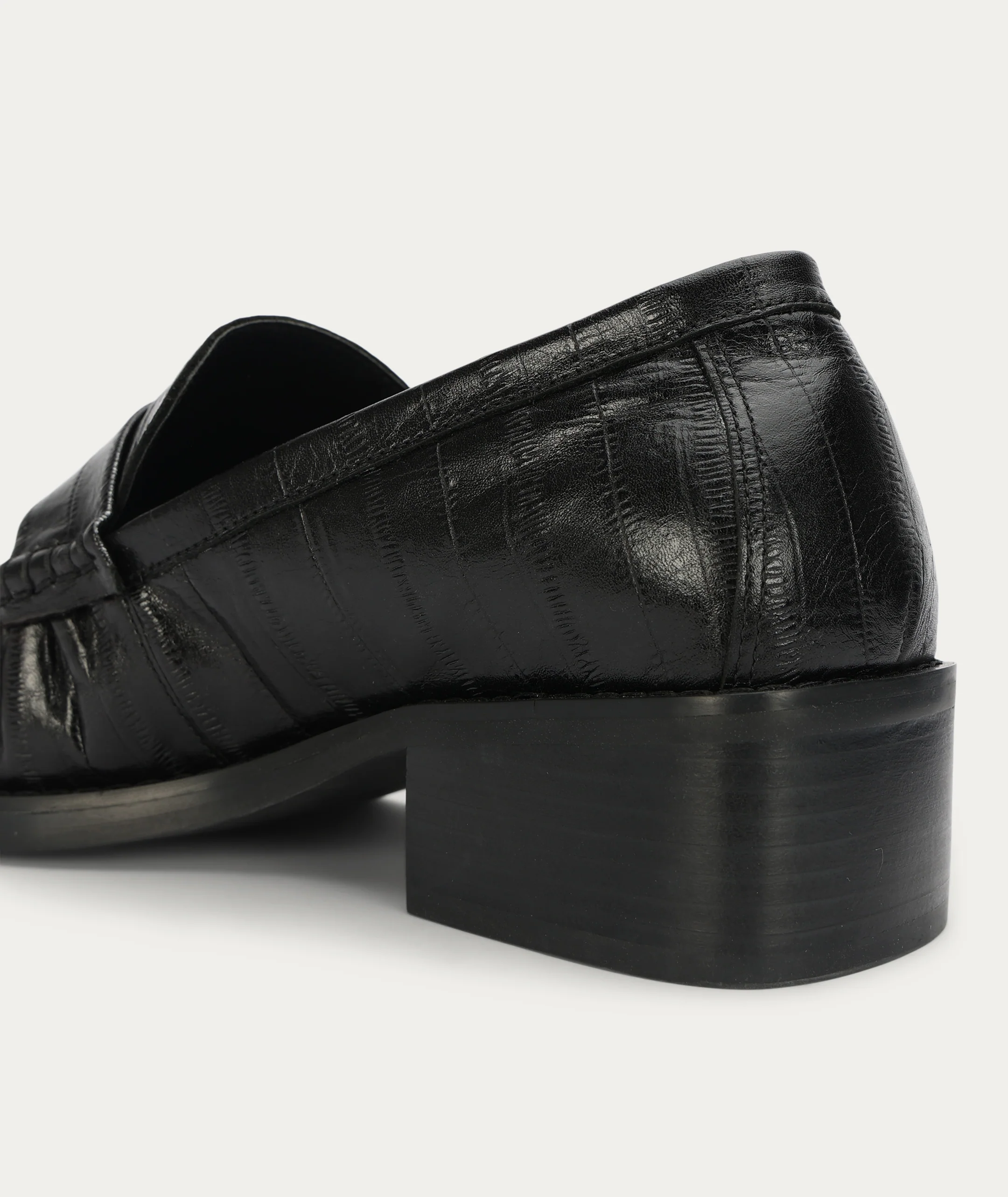 Butterfield Loafer - Black Eel - Image 6