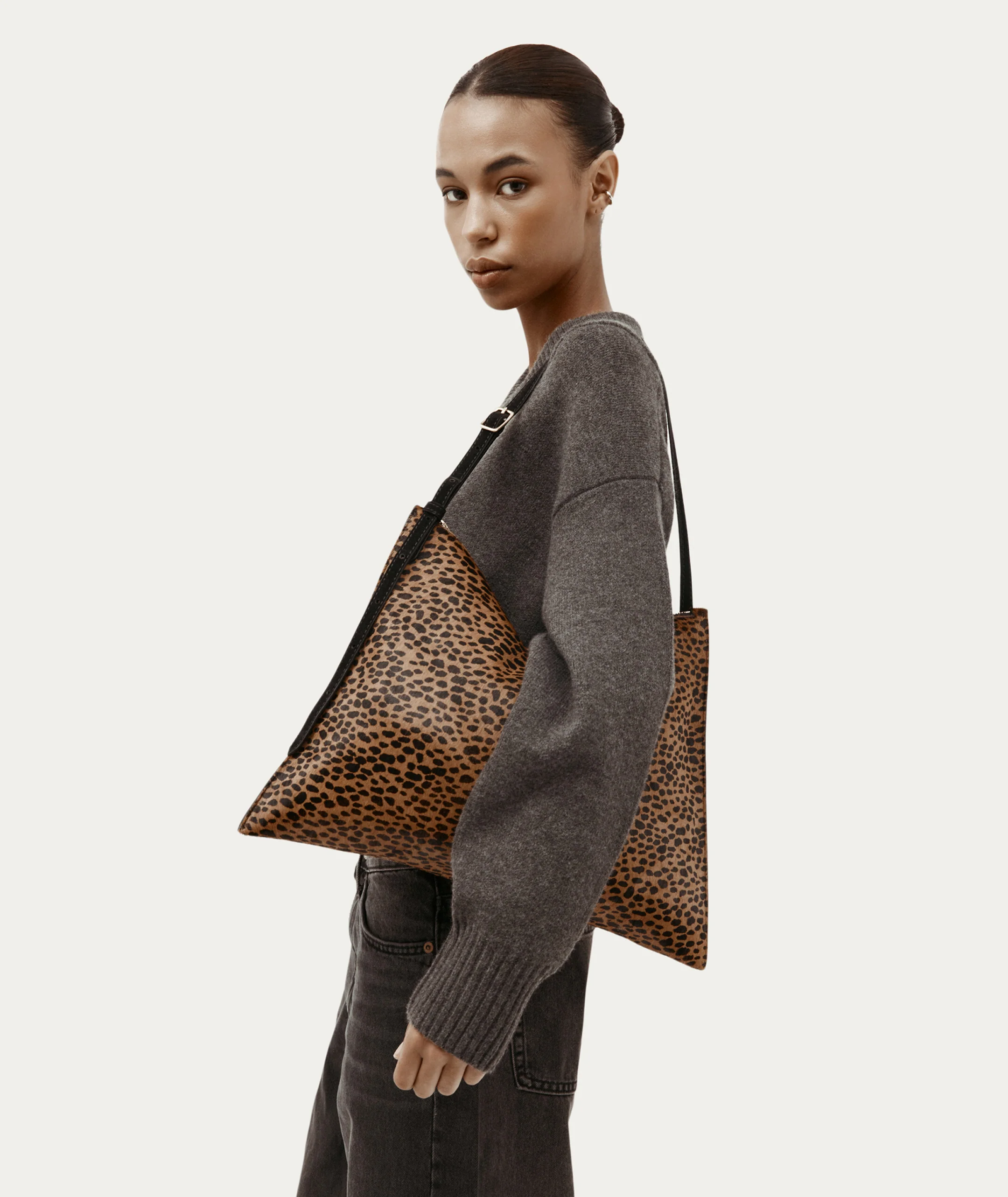 Chopalopagus Bag - Cheetah Calf Hair - Image 2
