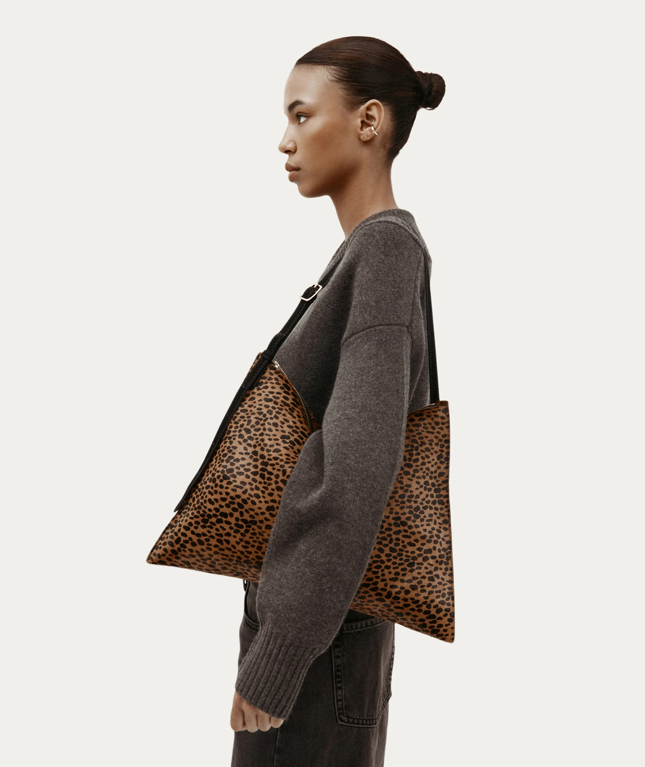 Chopalopagus Bag - Cheetah Calf Hair - Image 7