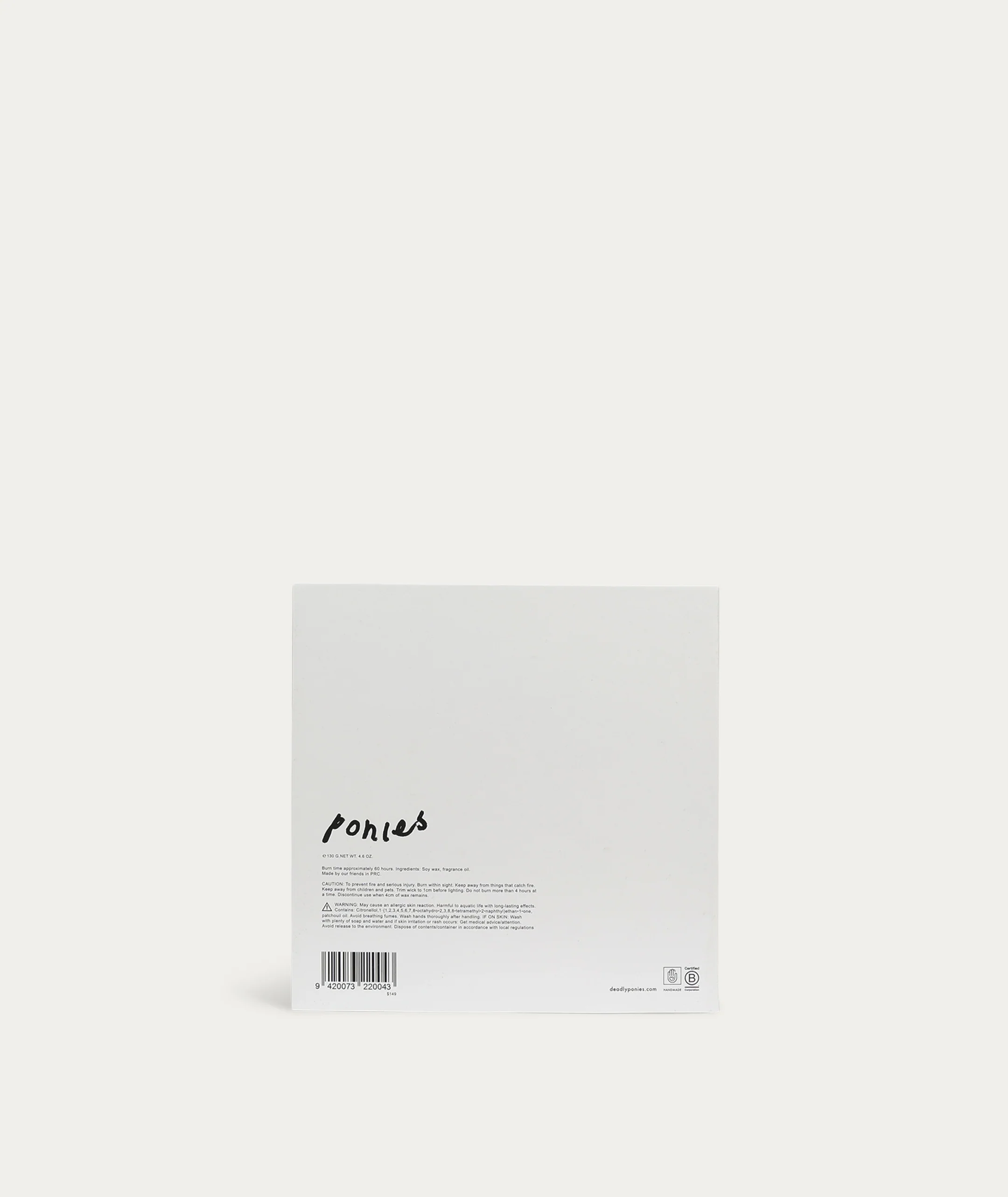 Deadly Ponies x Dan Arps Candle - Ponies - Image 5