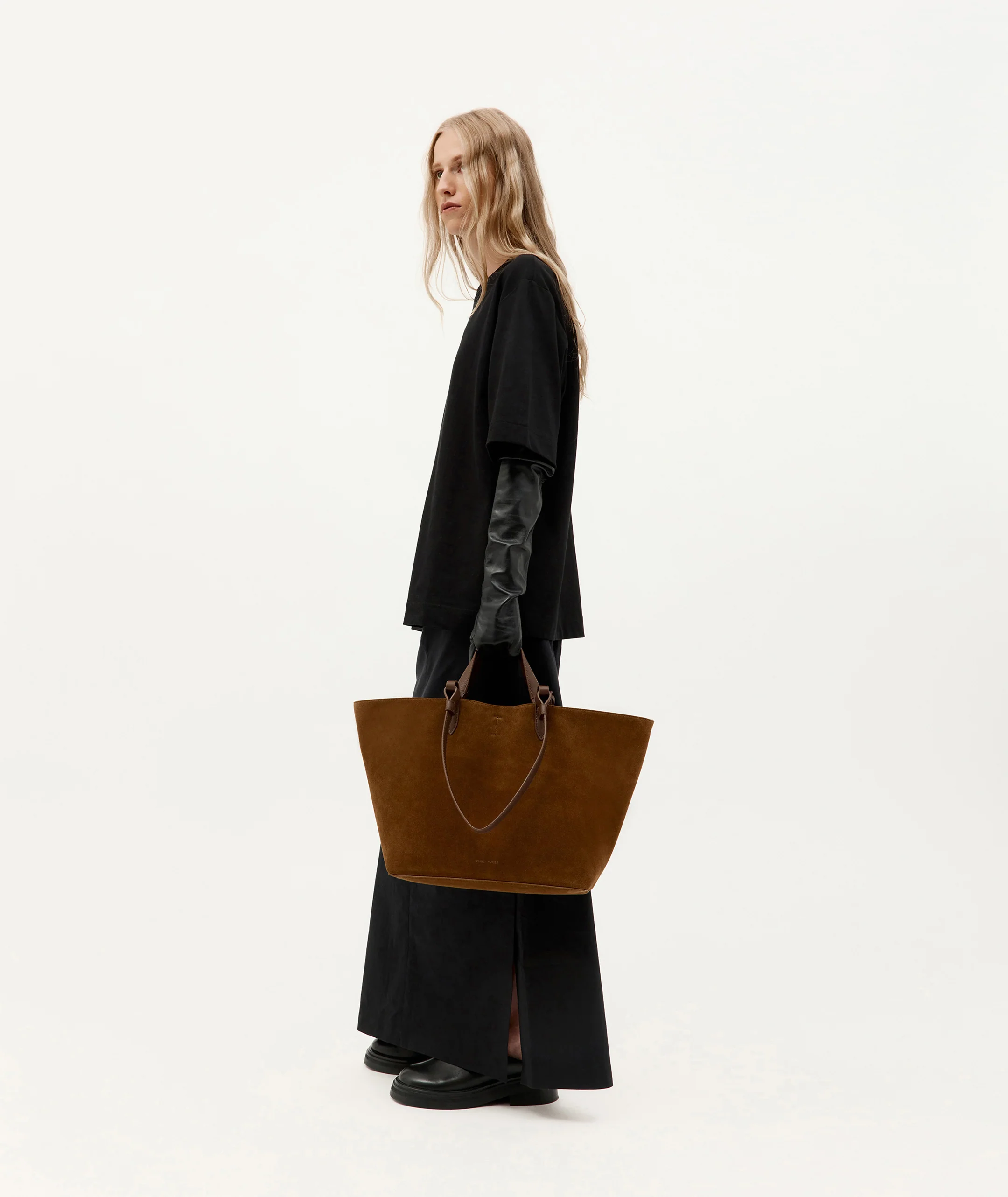 Mr Bandit Tote Maxi - Gingerbread Suede - Image 6