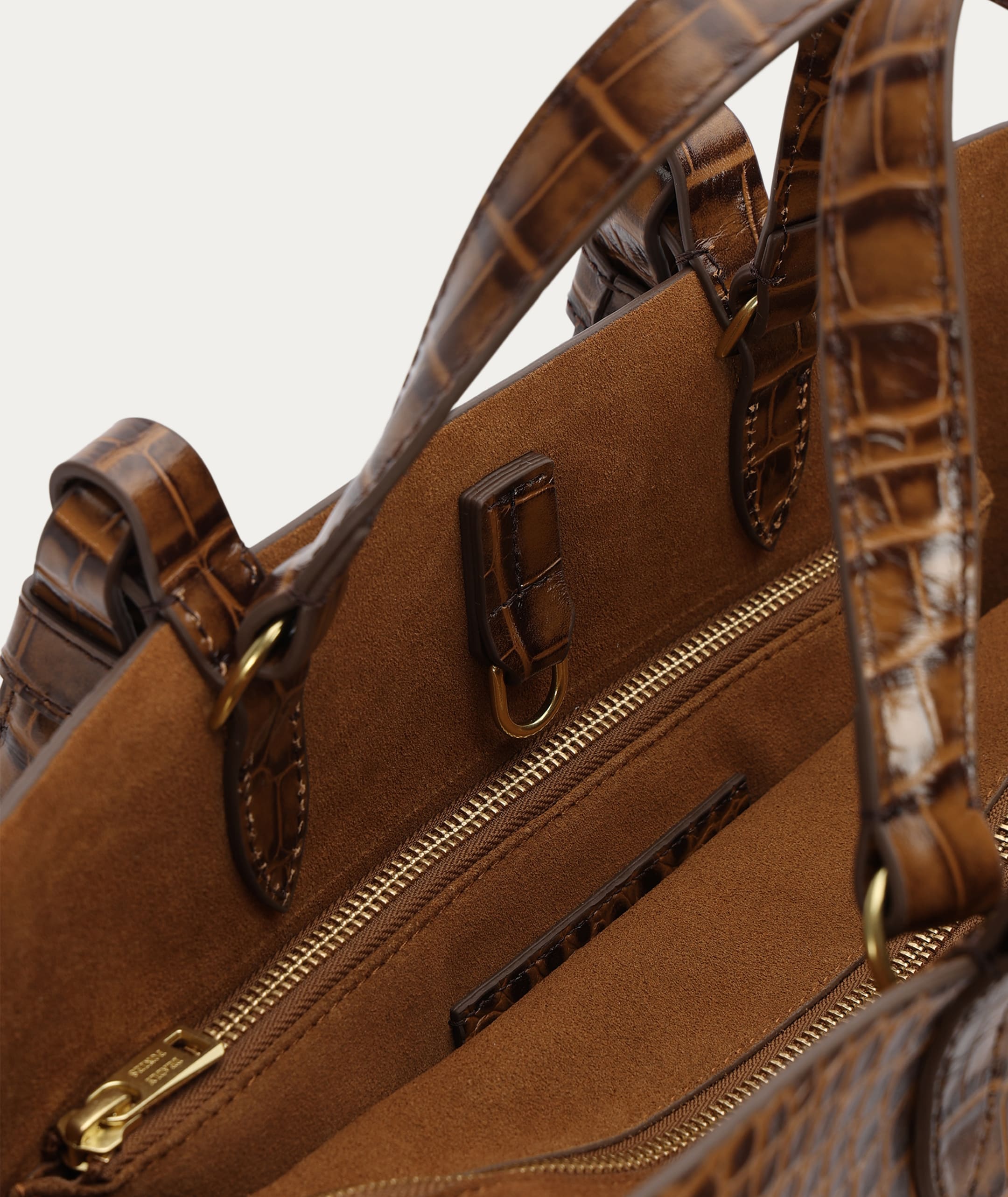 Mr Bandit Tote - Toffee Croc - Image 6