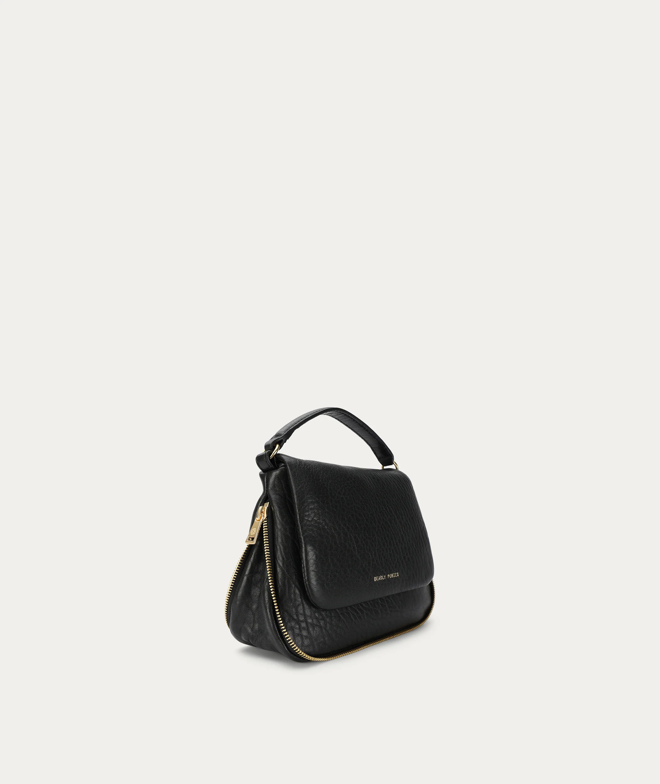 Mr Caiman Mini - Black Bulle/Brass - Image 3