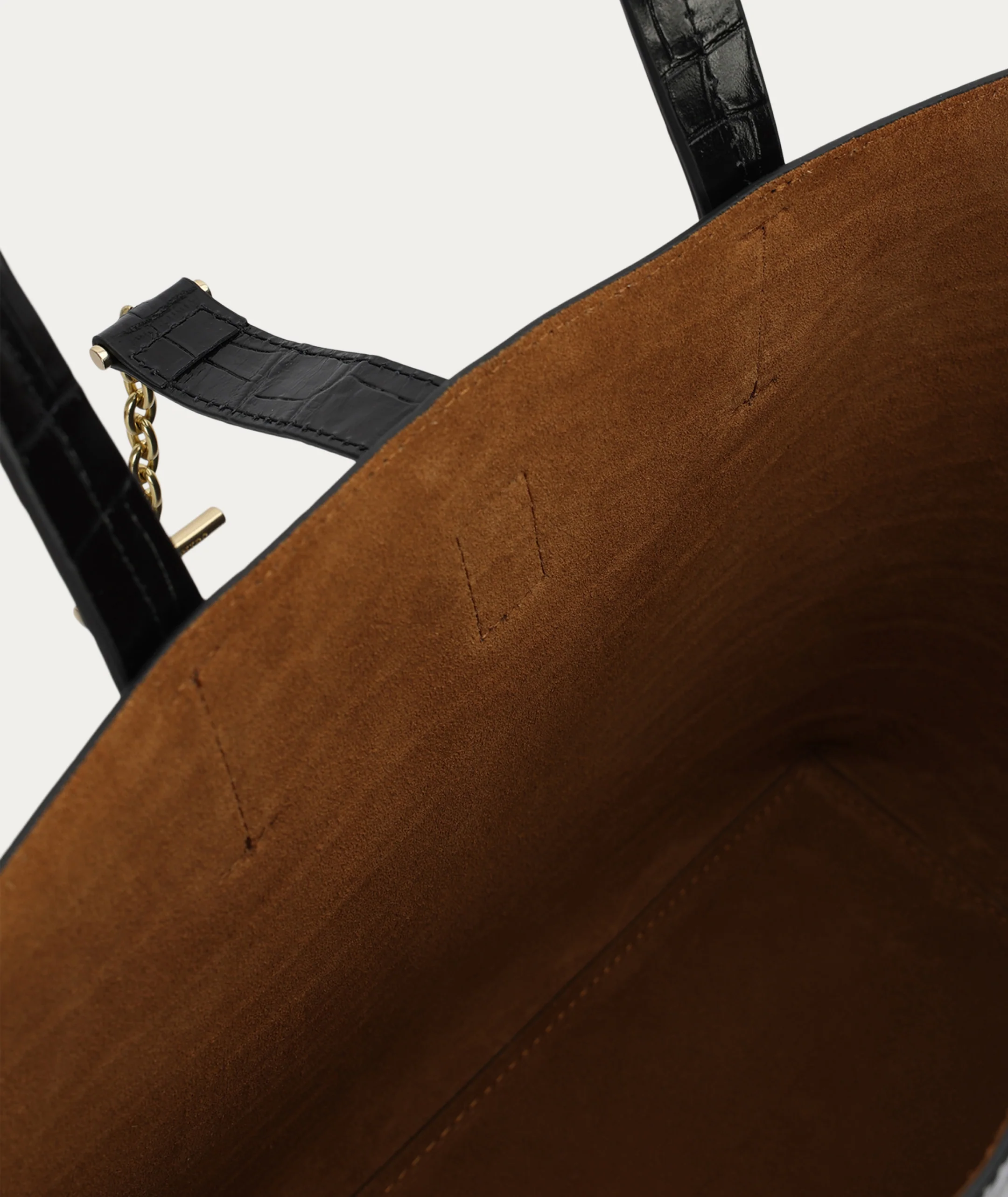 Mr Porter Tote - Black Croc - Image 7
