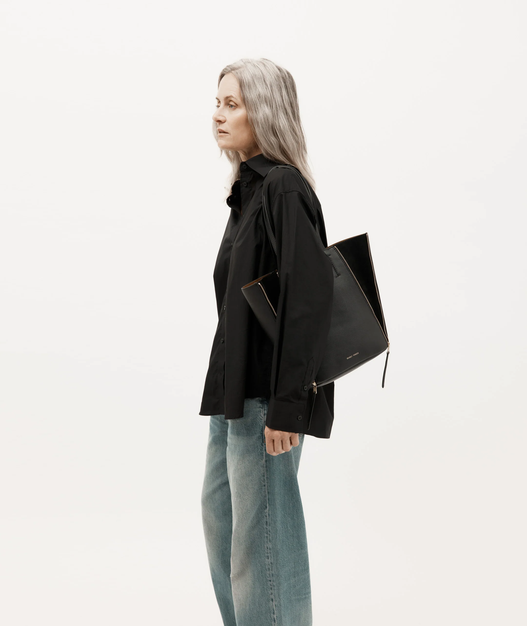 Mr Scurry Tote Midi - Black - Image 3