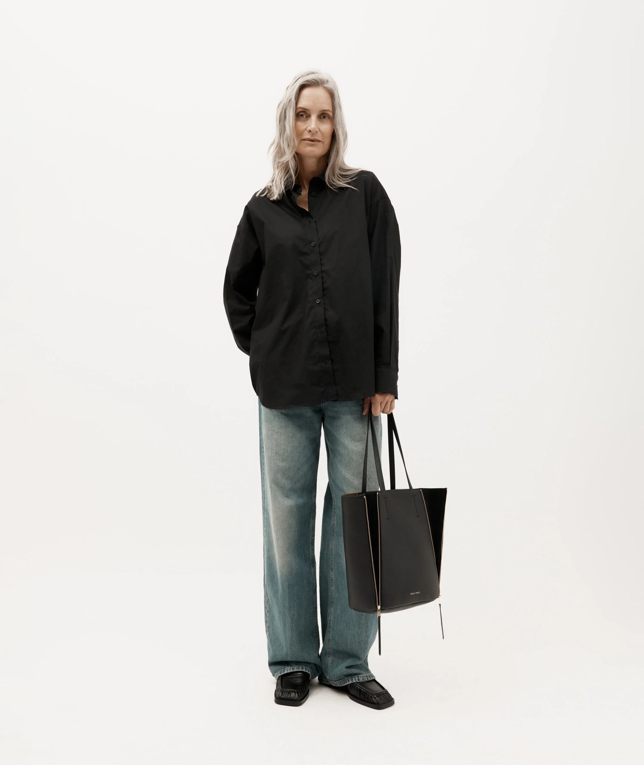 Mr Scurry Tote Midi - Black - Image 8