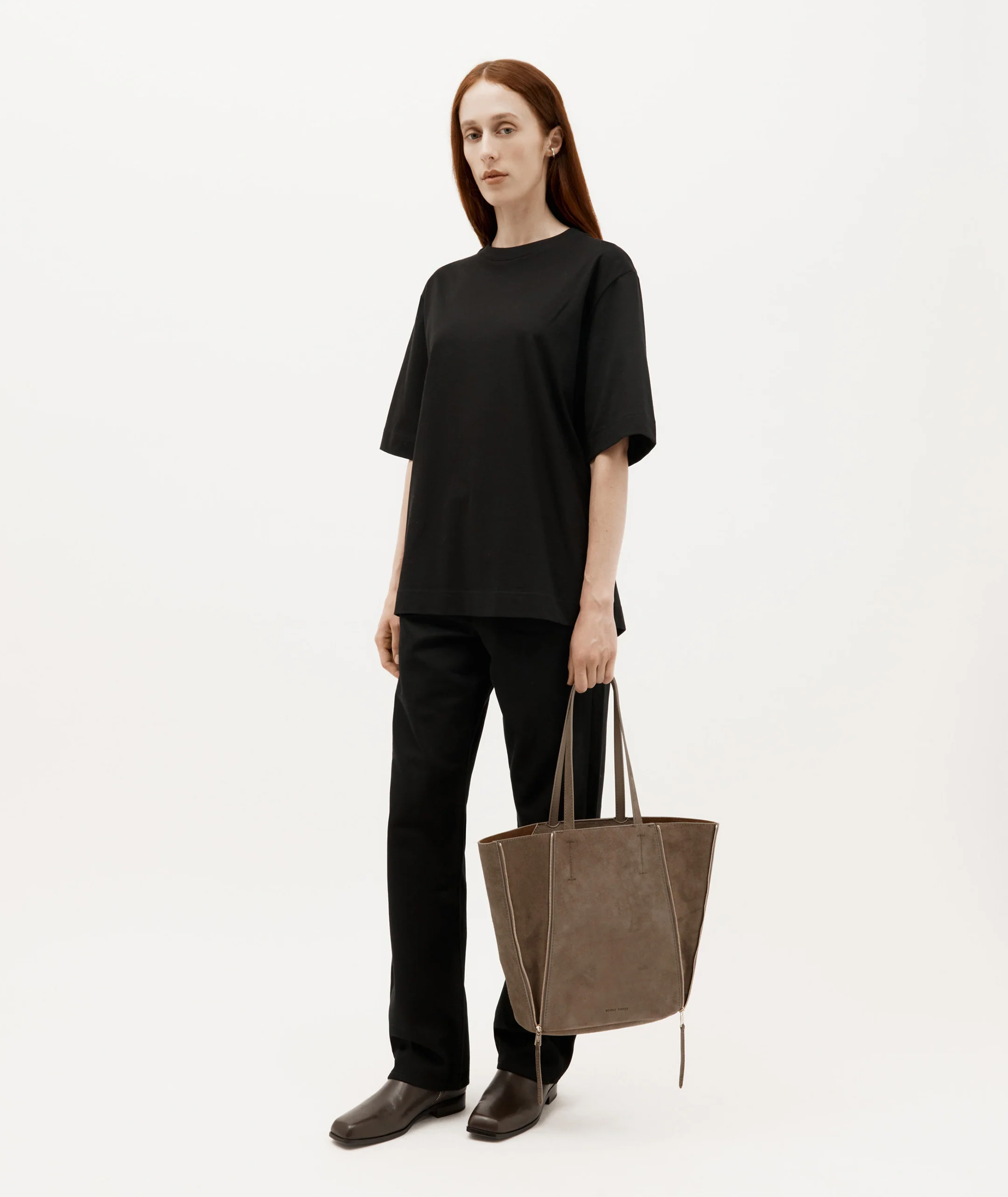 Mr Scurry Tote Midi - Dune Suede - Image 8