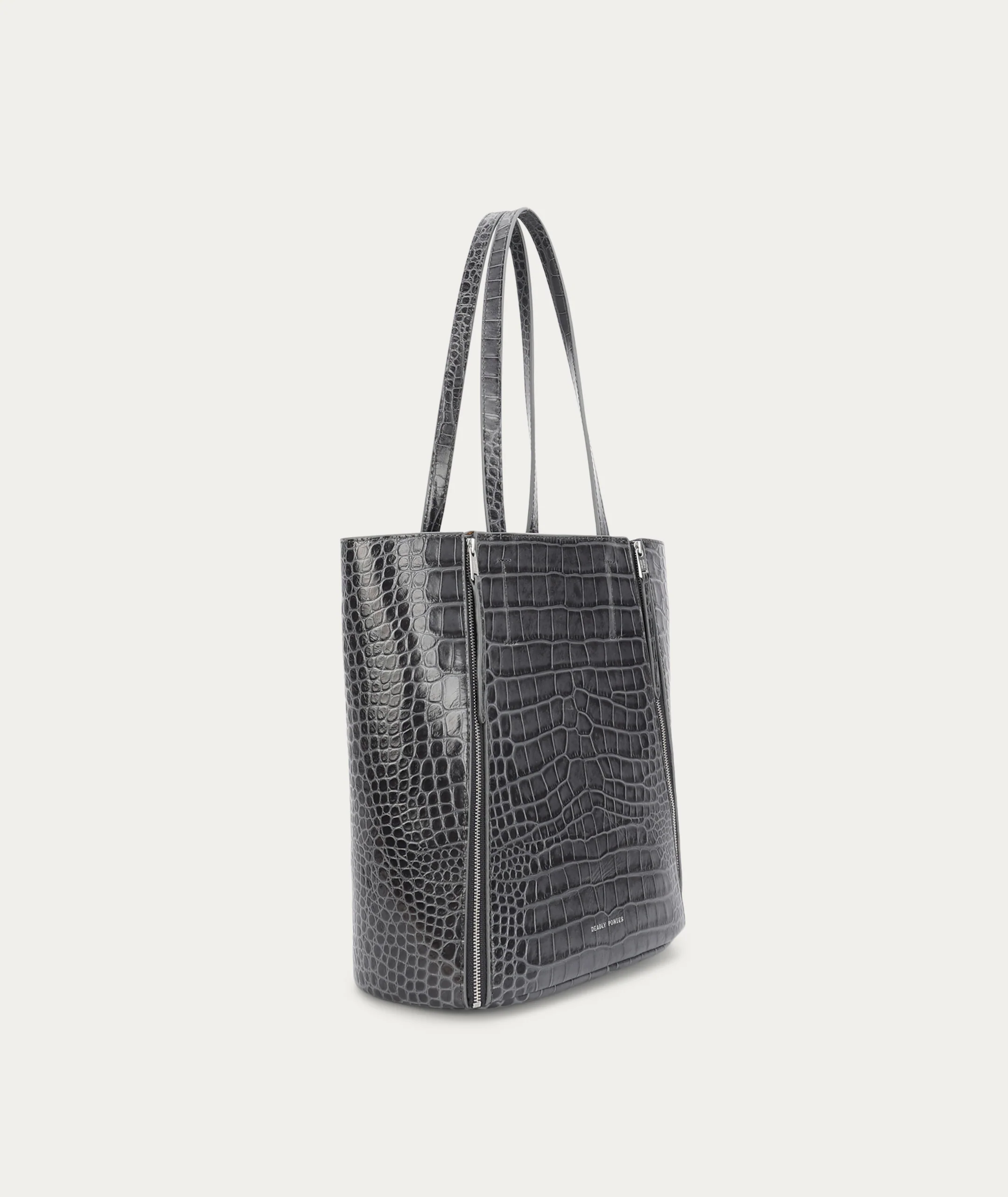 Mr Scurry Tote Midi - Flint Croc - Image 6