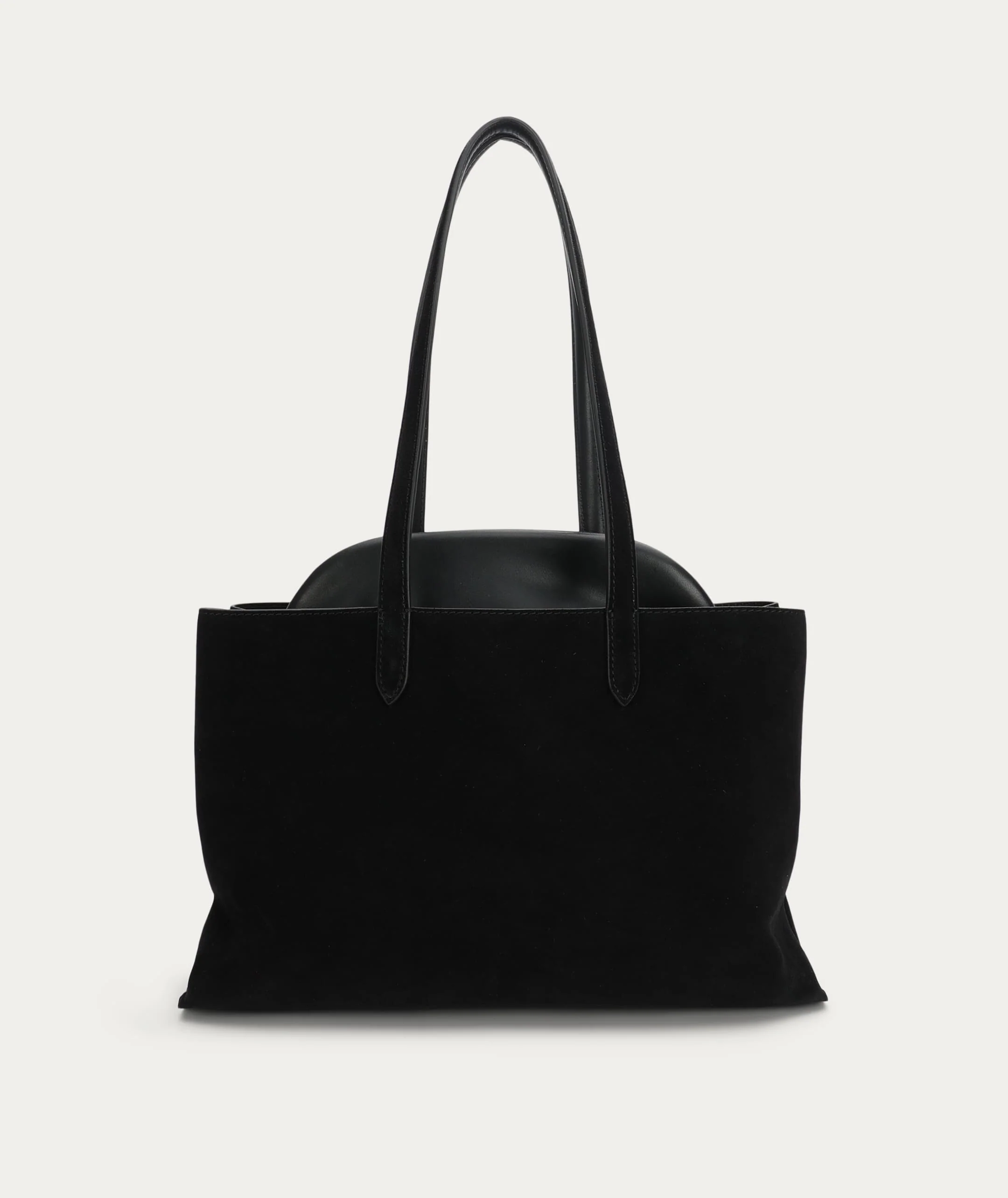 Mr Vault Tote - Black Suede - Image 4