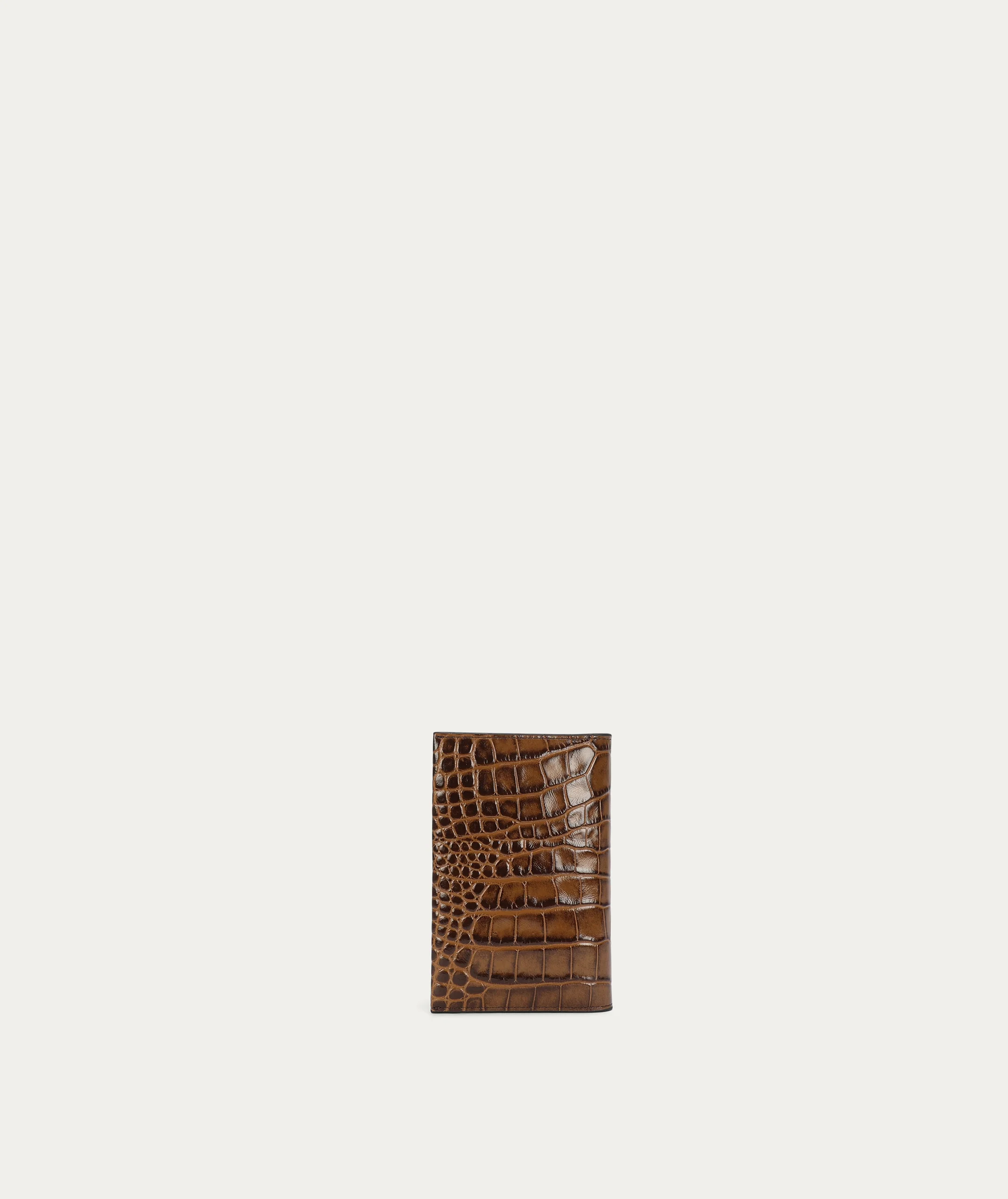 Passport Holder - Toffee Croc - Image 3
