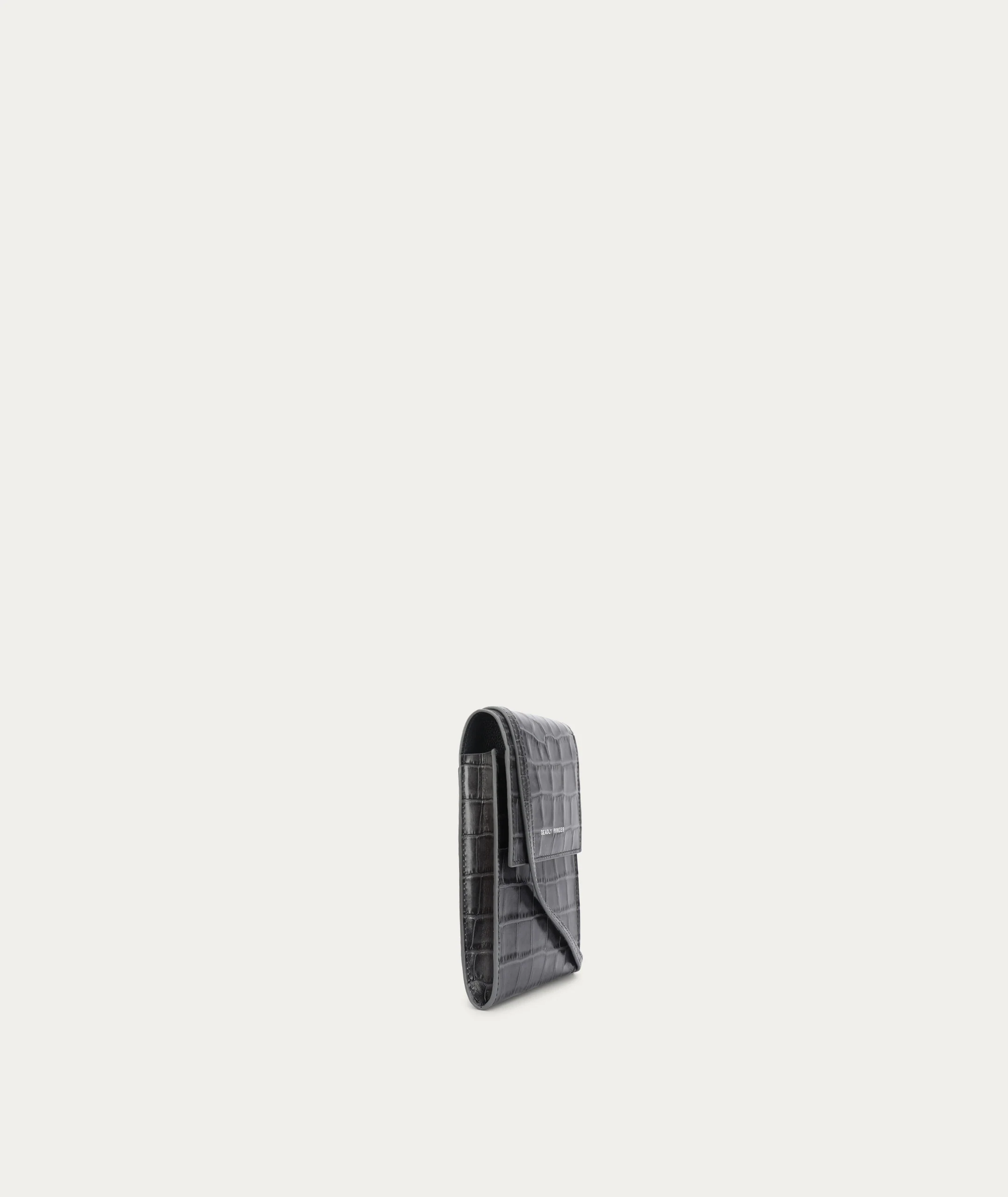 Poucheroo Leather Strap - Flint Croc - Image 3