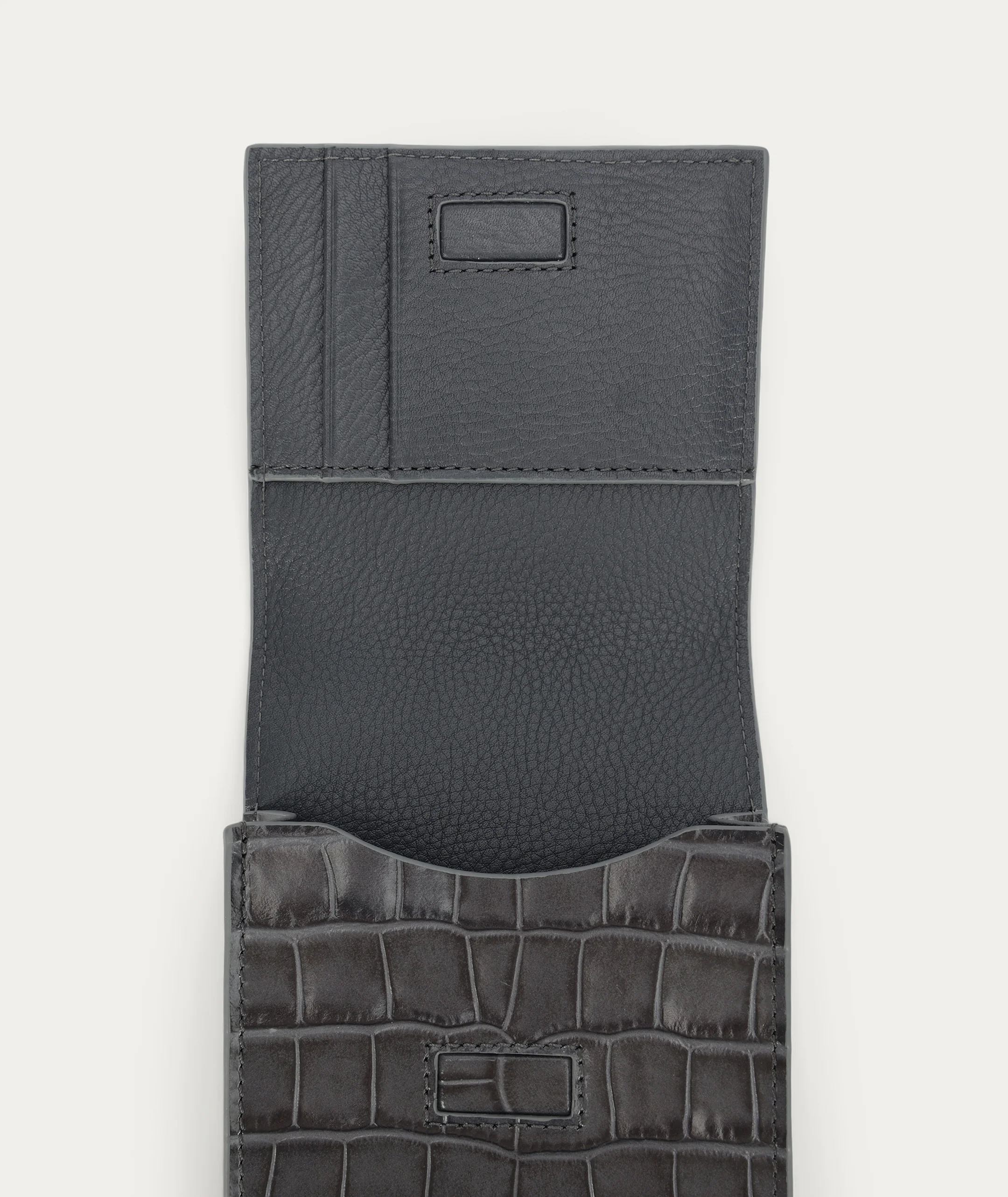 Poucheroo Leather Strap - Flint Croc - Image 5