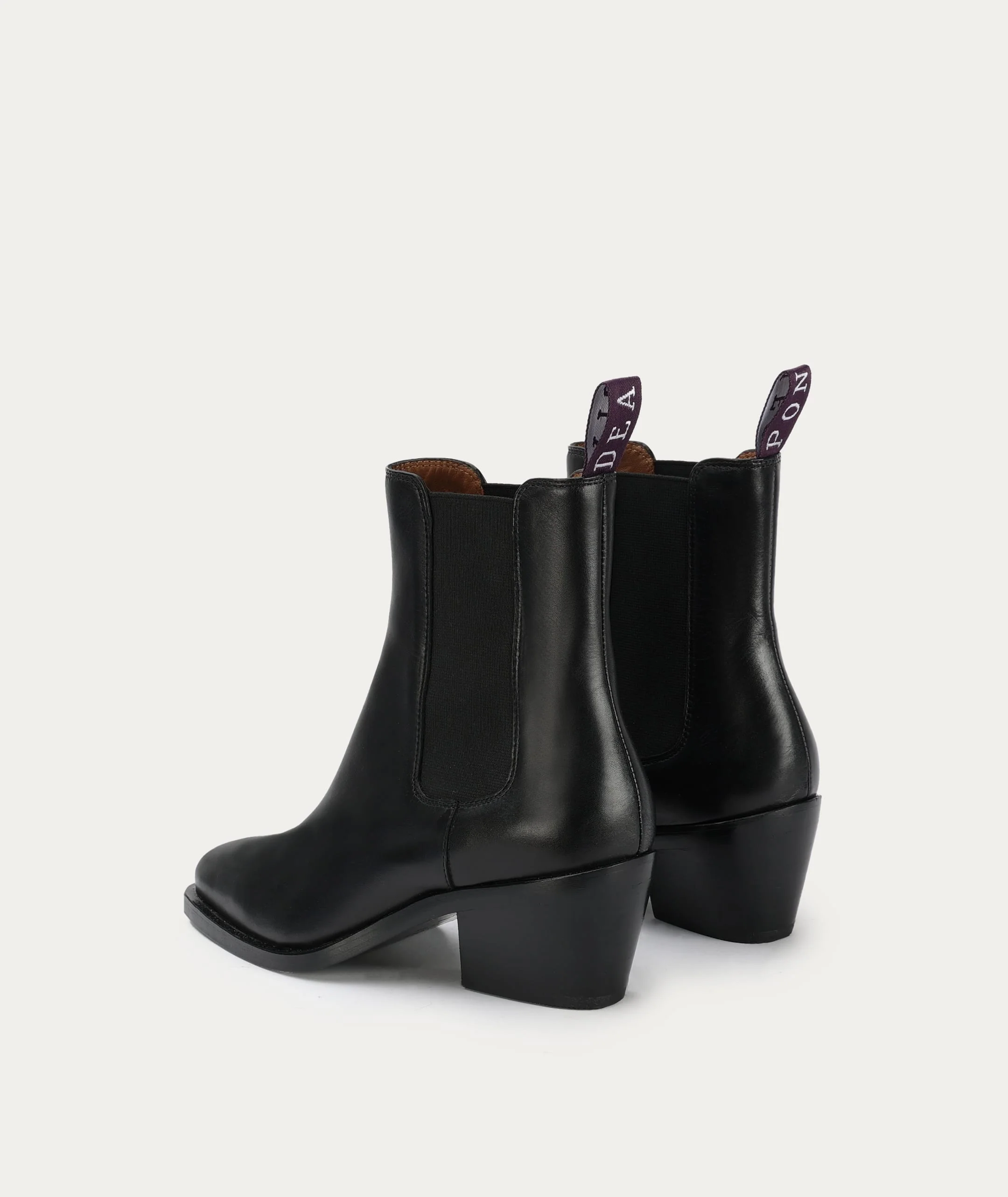 Rider Boot - Black/Purple Tab - Image 7